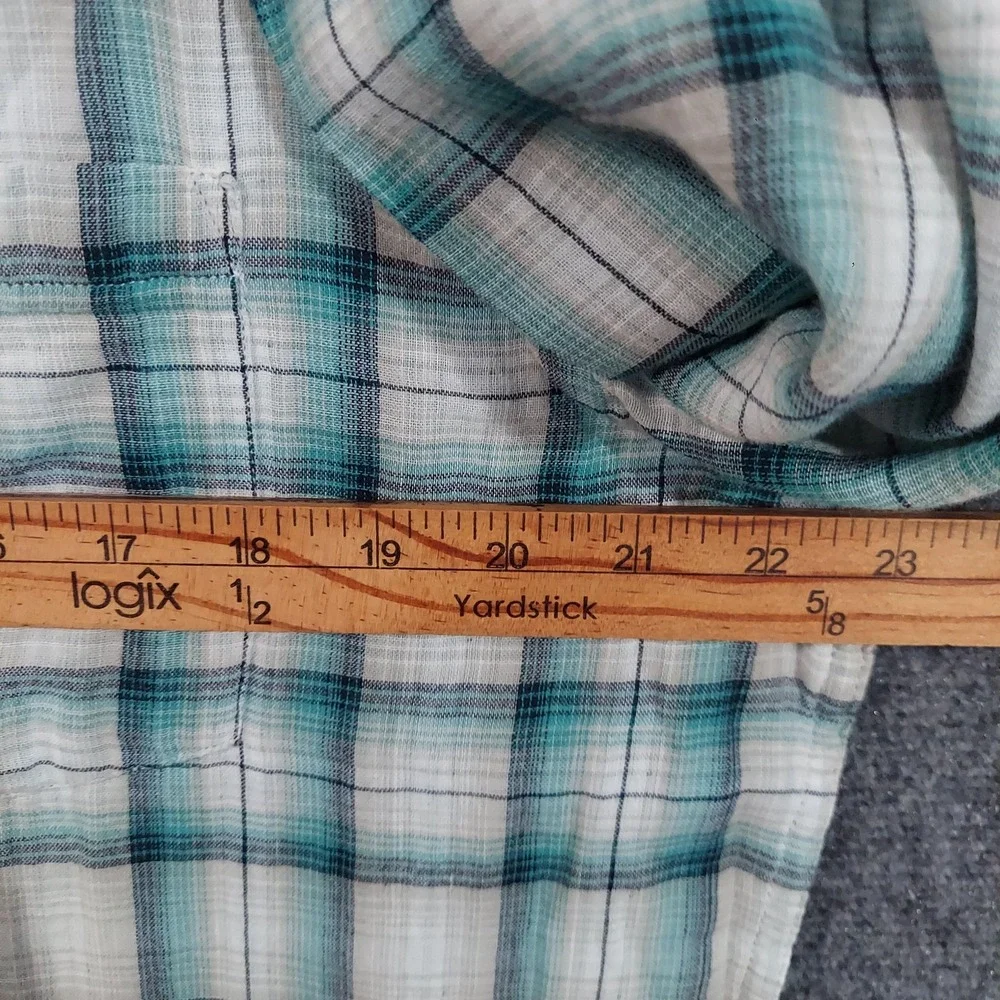 Banana Republic Shirt Mens Large Plaid Standard Fit Button Down‎ Long Sleeve